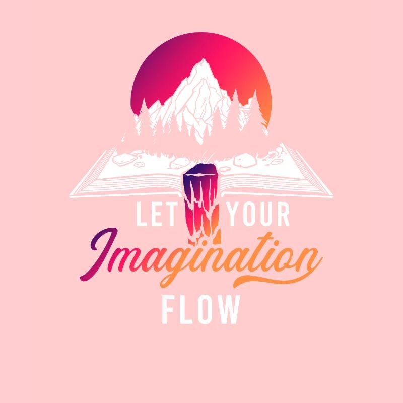 Space River Mountain Imagination