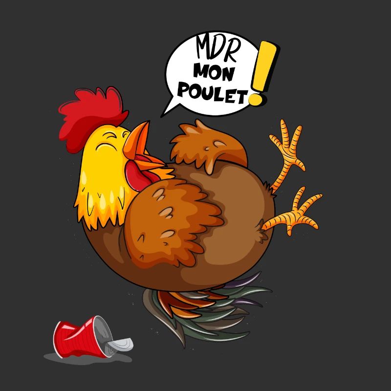 Le Poulet Cartoon Mort de rire (mdr)
