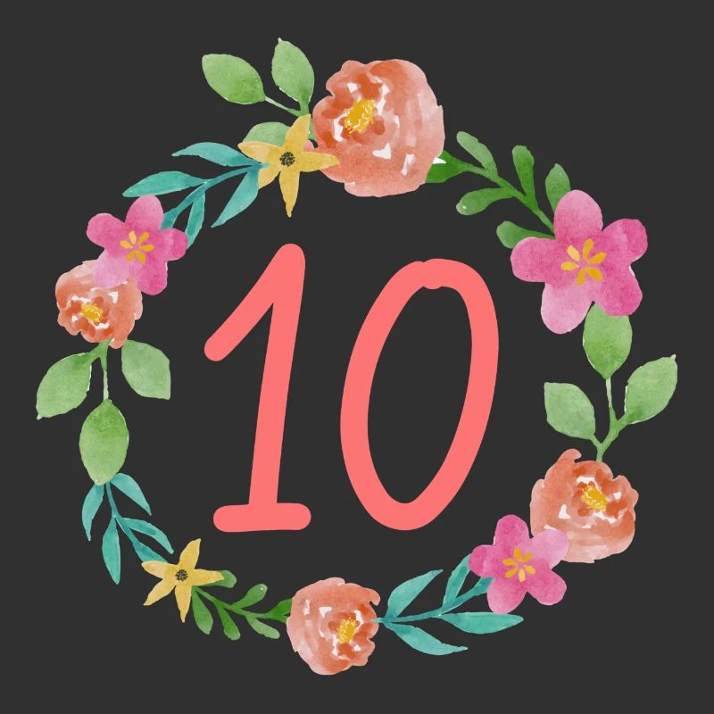 Chemise d'anniversaire 10e anniversaire