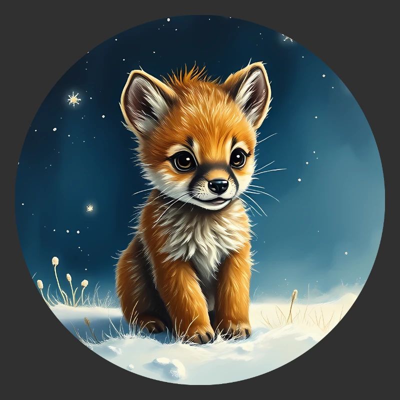 Kleiner Fuchs unter den Sternen