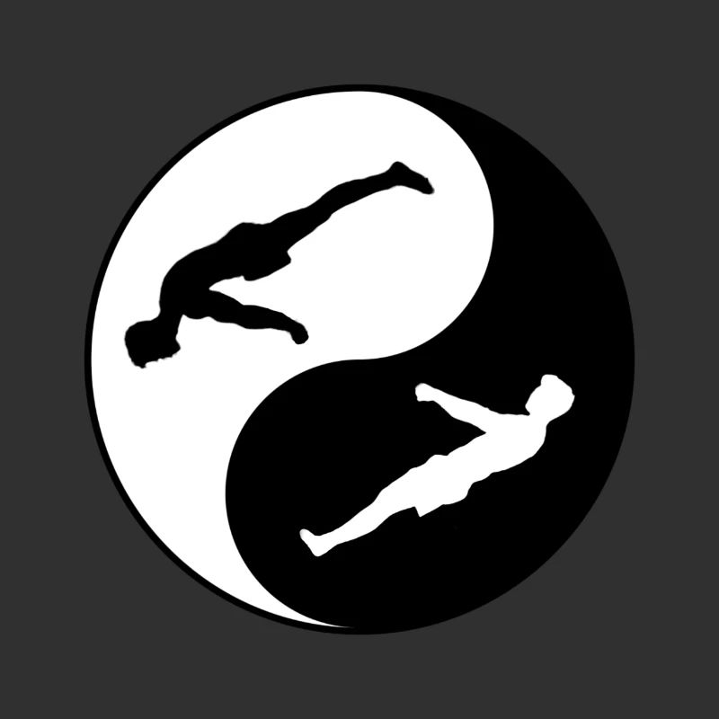 Yin und Yang Calisthenics Planche und Fronthebel