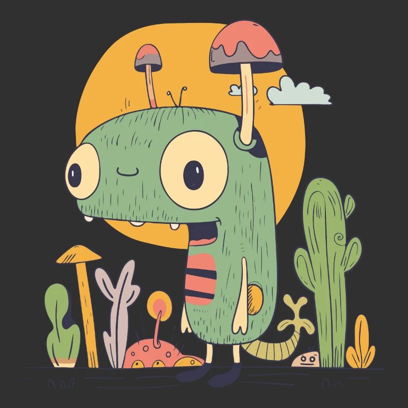 Petit monstre dans la nature | © M2-D2