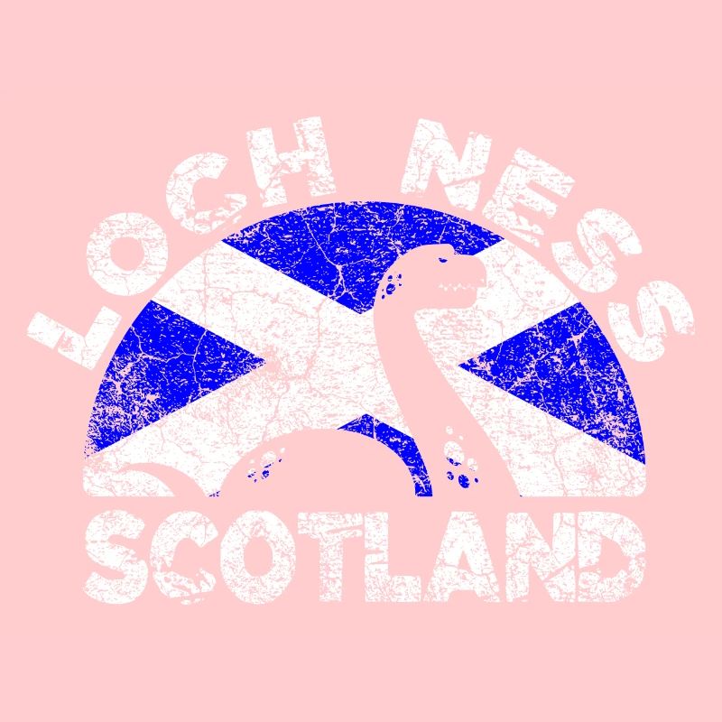 Monstre du Loch Ness en détresse Drapeau de l’Écosse