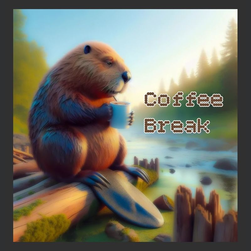 Biber Kaffeepause