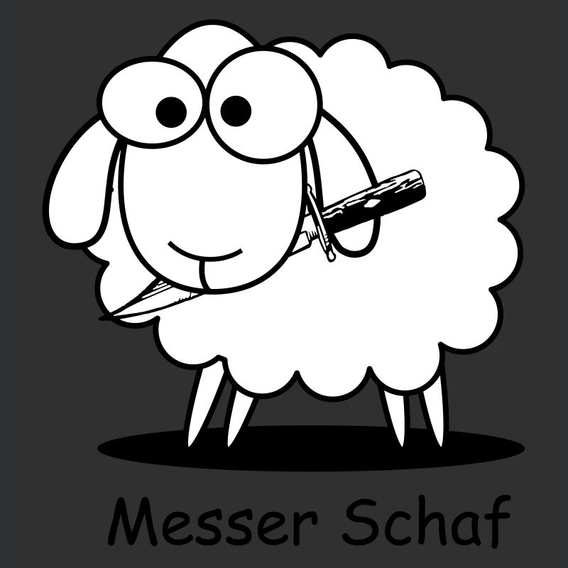 Messer Schaf Geschenk Geburtstag