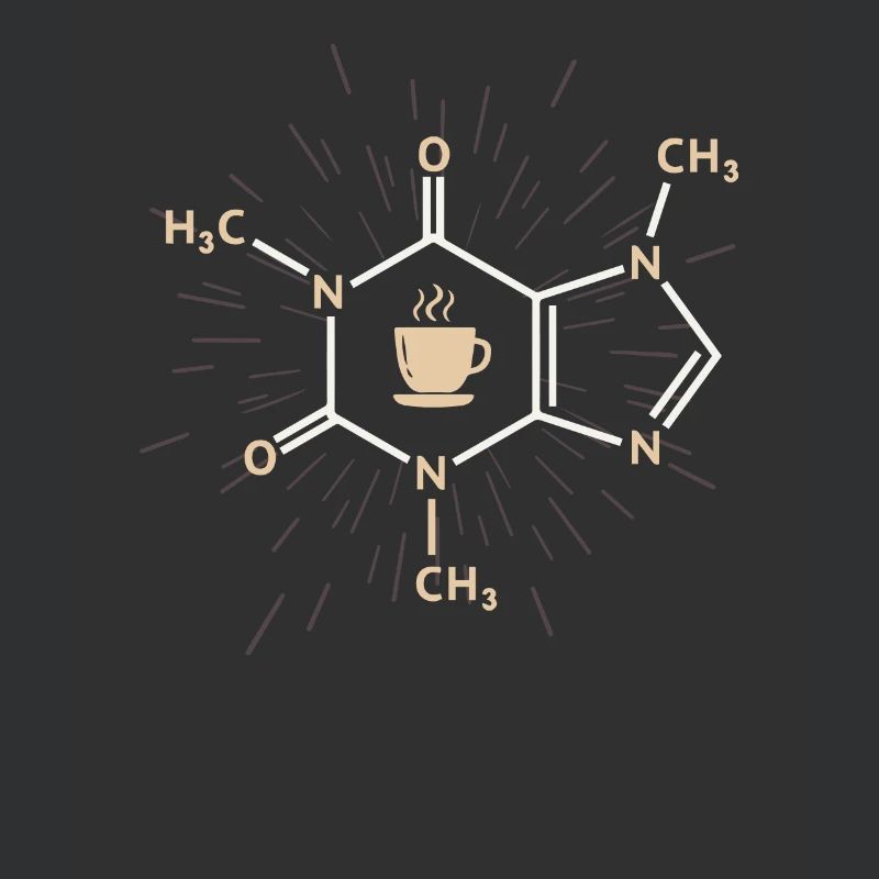 Café chimique formule de formule structurelle café