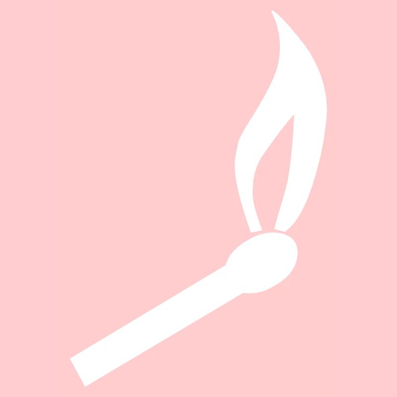 Burning match