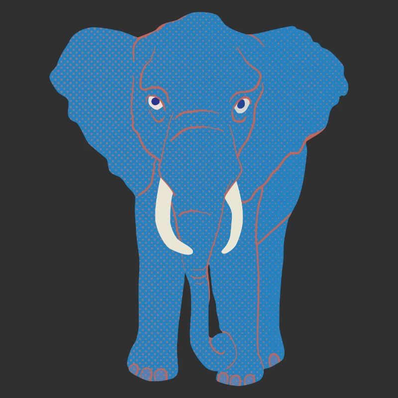 éléphant bleu