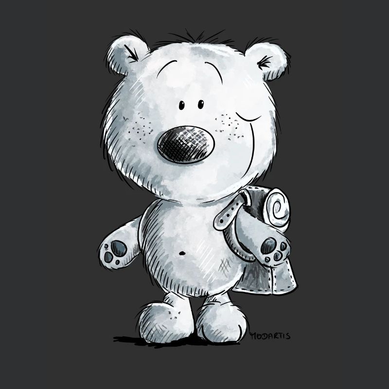 Schulkind Eisbär I Einschulung 1. Klasse Geschenk