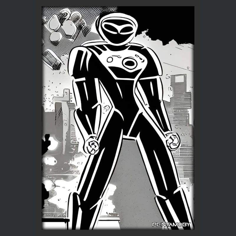 Robot Comic Future Cyborg Machine Technology