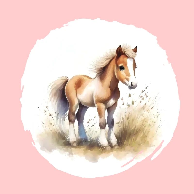 Fohlen Aquarell