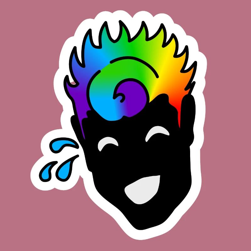 Laughing mao : Sticky Queer Pride