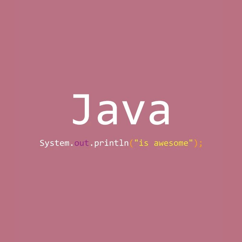 Java ist großartig