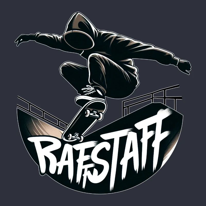 Jumping Skater Halfpipe Skateboard - raffstaff ®