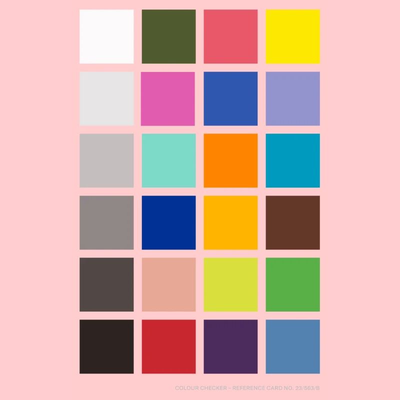 Colour Checker / Référence de couleur / Carte grise