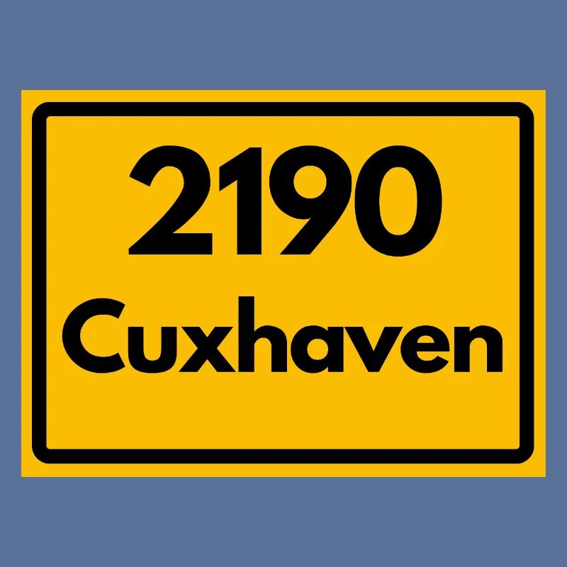 ANCIEN CODE POSTAL RETRO 2190 CUXHAVEN NORDSEE