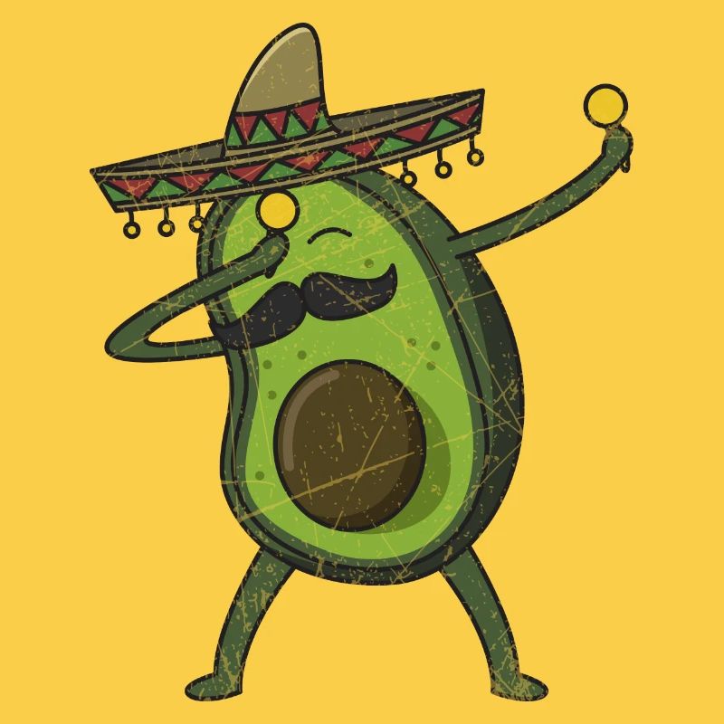 Avocado - Dab Pose - Dabbing - Gift