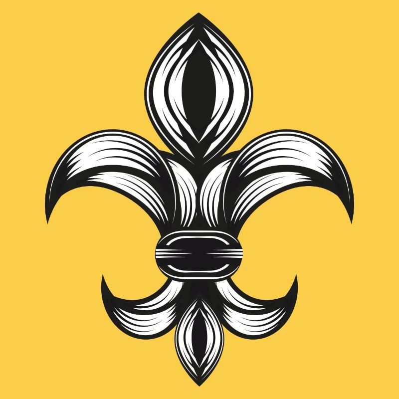 stylized iris - Fleur-de-Lys
