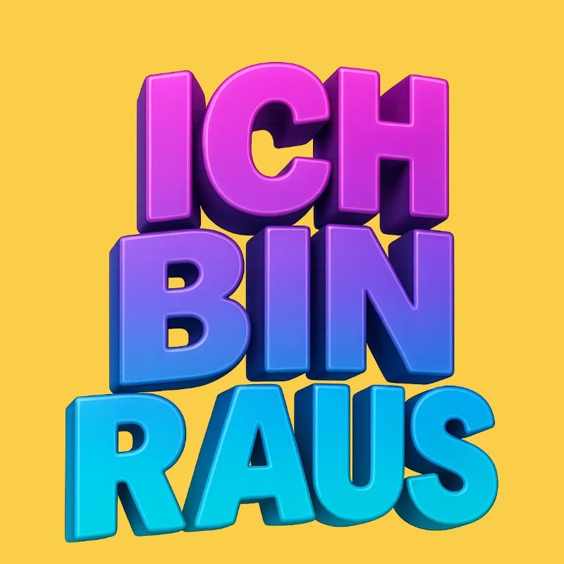 Ich Bin Raus 3D Gradient