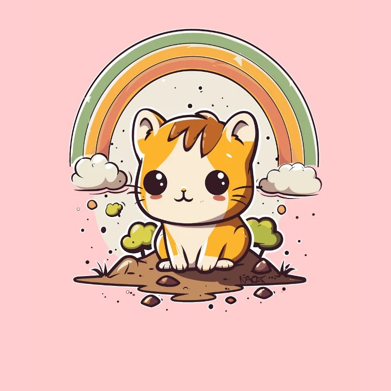 Cute clouds, hamsters and rainbows