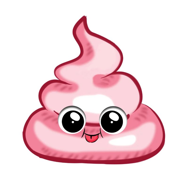 Pink pile shit shit crap stinker gift