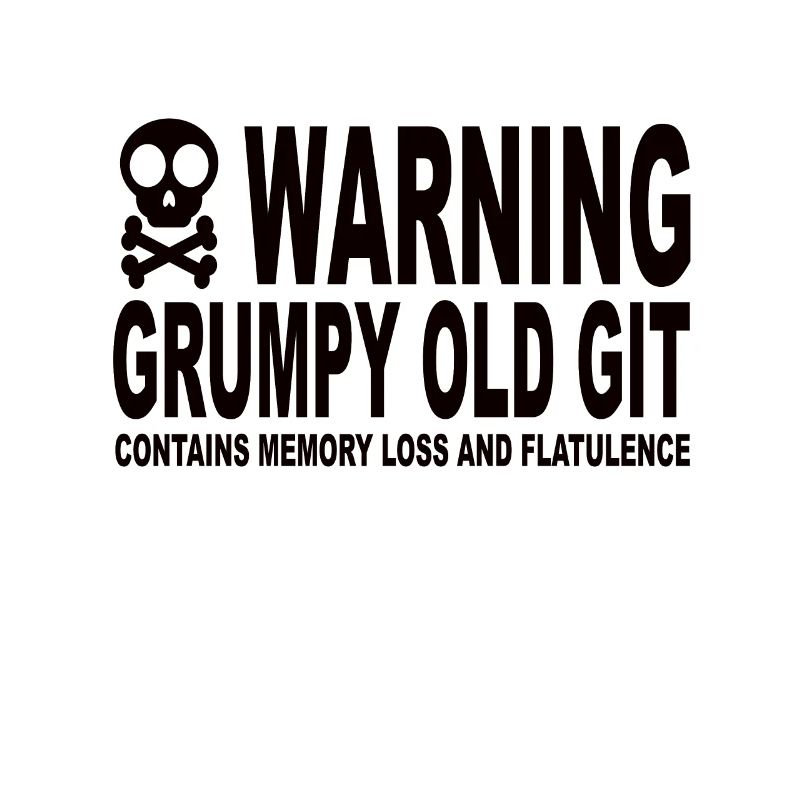 Warning Grumpy Old Git