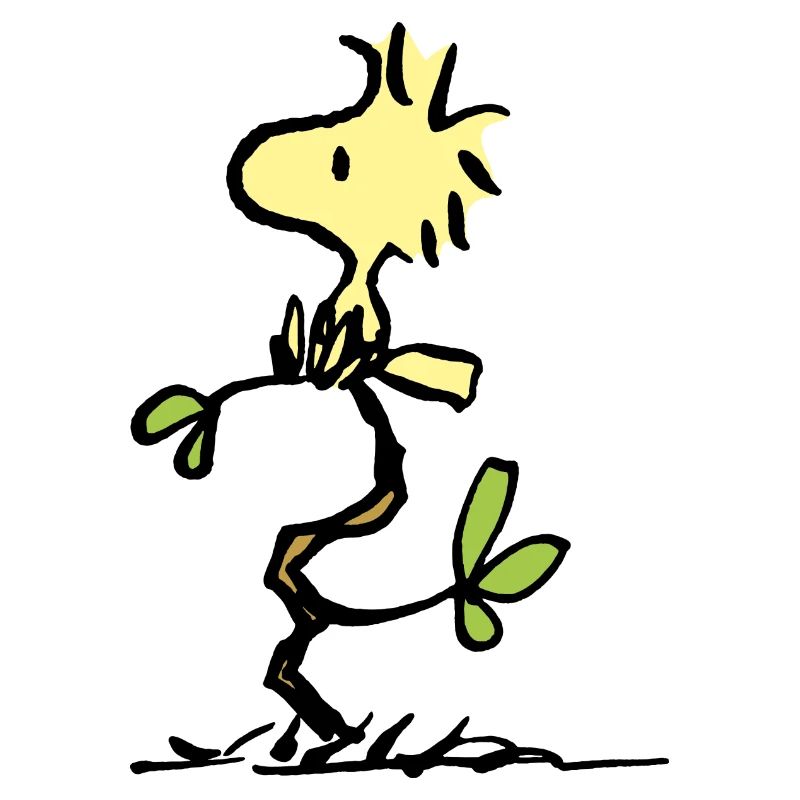 Peanuts Woodstock On Tree