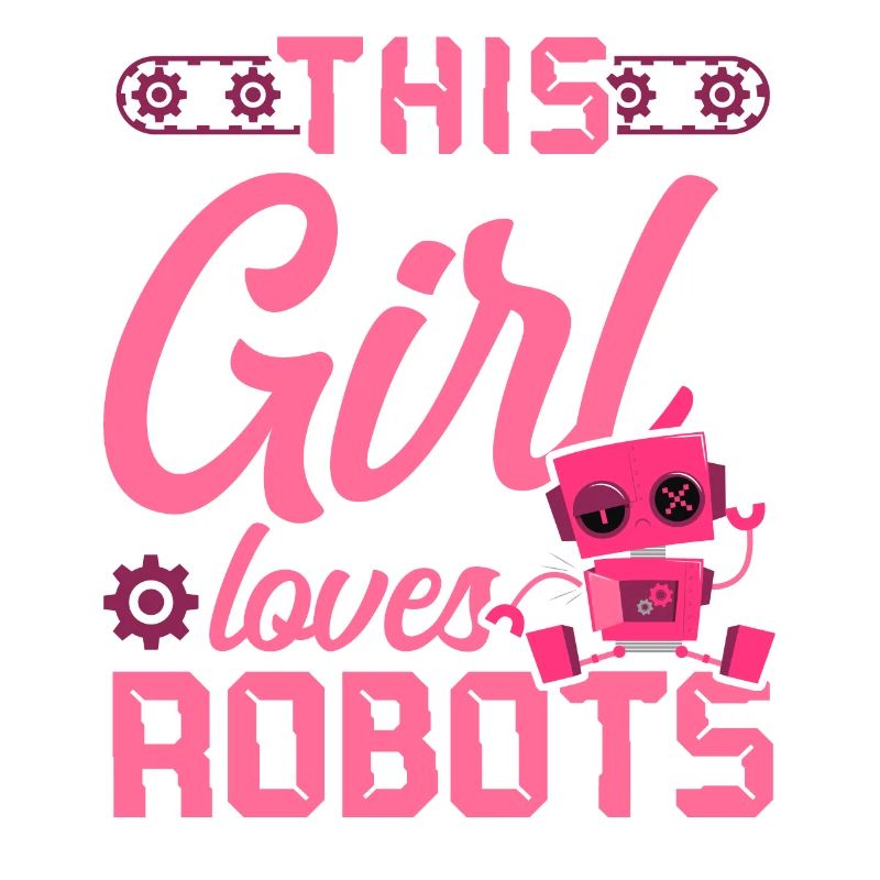 Robot Robotics Engineer Girl This