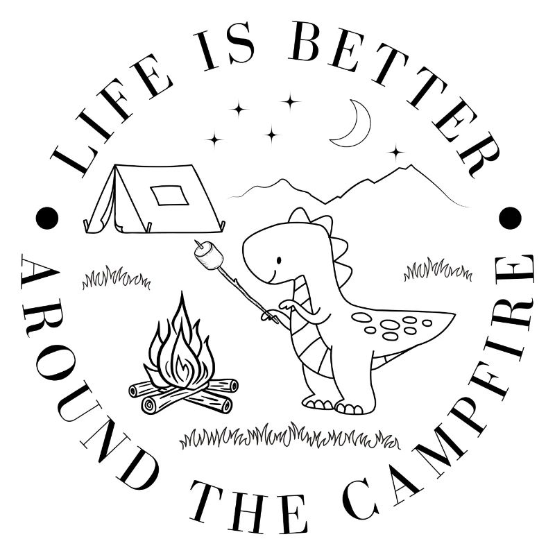 Campfire Dino for Boys