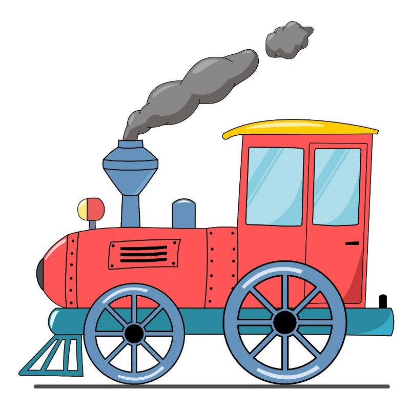 Kinderzug Eisenbahn rosa