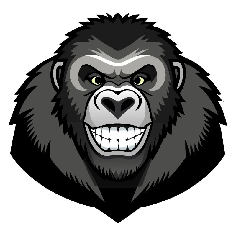 Smiling chimpanzee