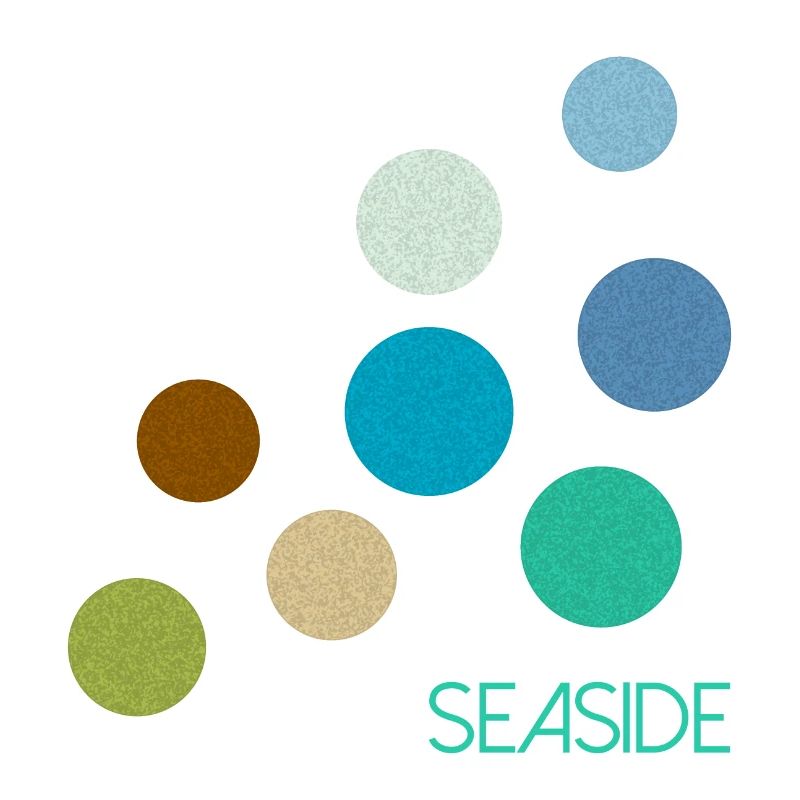 all the colours - seaside