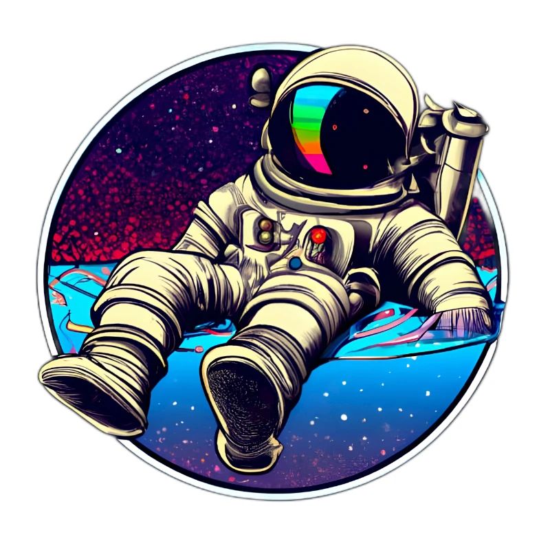 Un astronaute génial dans l’espace prend un bain