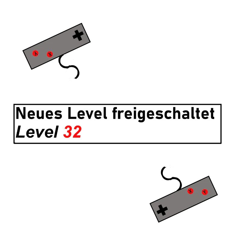 Gaming Level Up Geschenk Geburtstag Geschenkidee