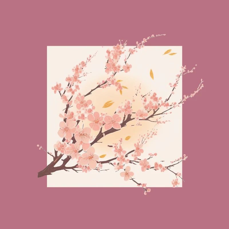 Sakura blüht