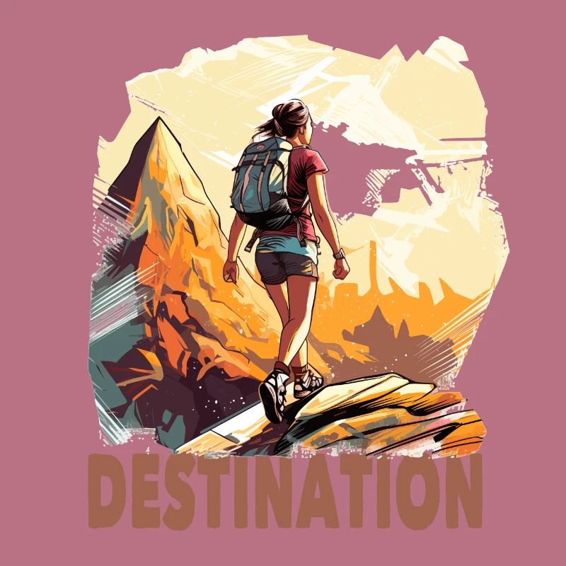 Wandern Frau Berge Destination