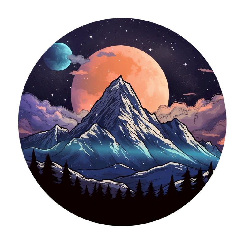 Étoiles de montagne Lune