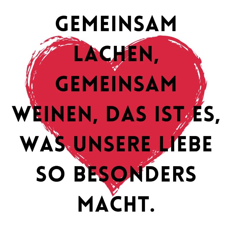 Gemeinsam lachen - gemeinsam weinen