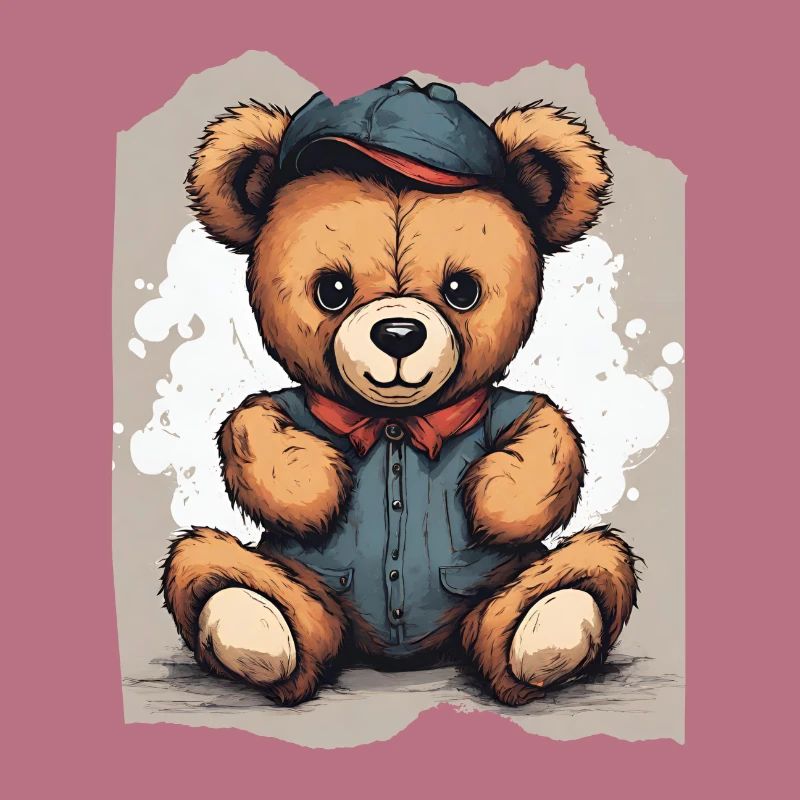 Denim Darling Teddybär Niedliche entzückende Mädchen Geschenk