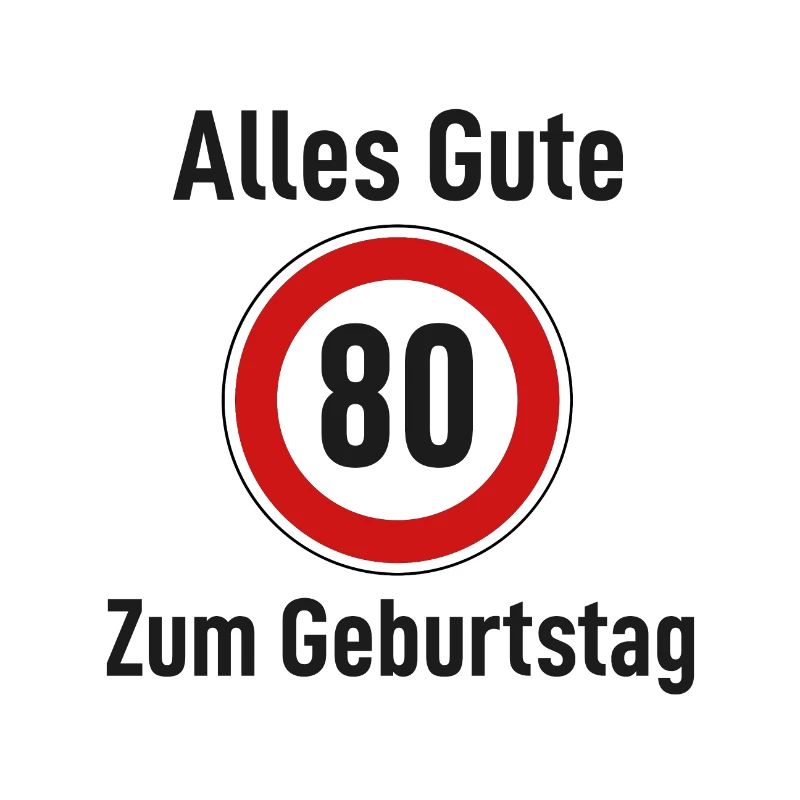 Alles Gute zum Geburtstag Straßenschild "30"