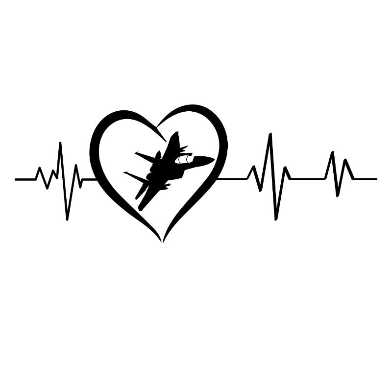 Fighter jet heartbeat