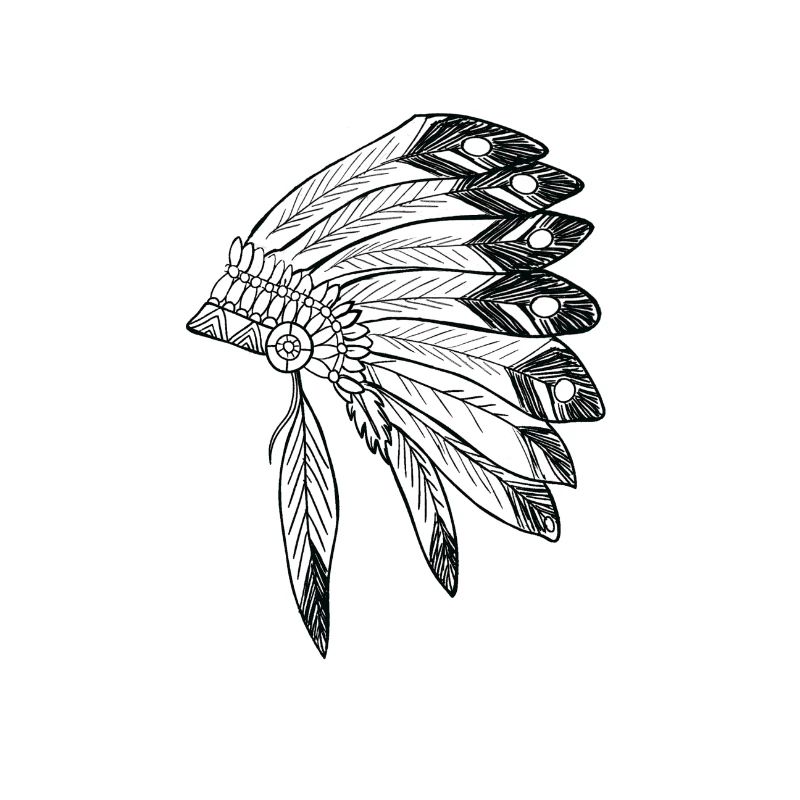 Coiffe Apache Guerrier Indien