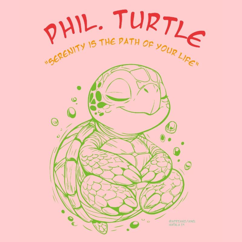 Phil Turtle Zen Path Tee