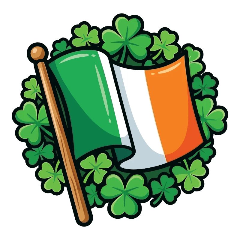 Irish Flag Clover Pride
