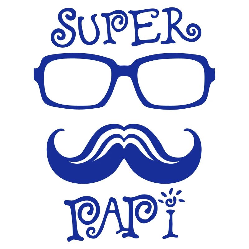 papi super lunette moustache logo 8