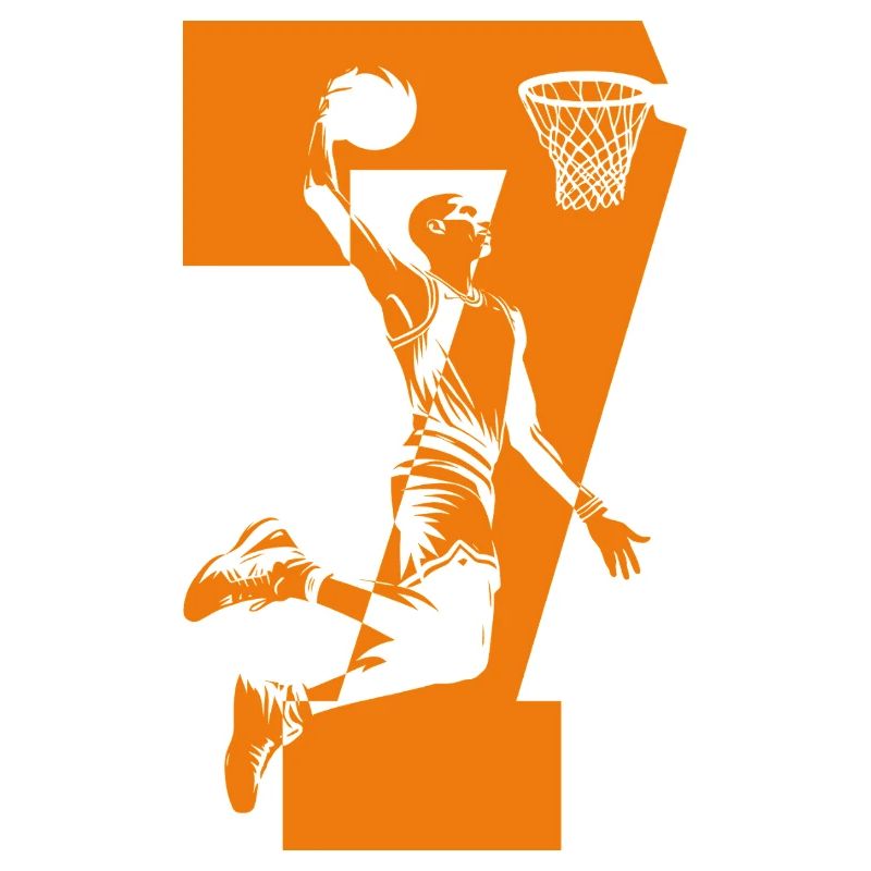 NUMMER 7 BASKETBALL 7. GEBURTSTAG