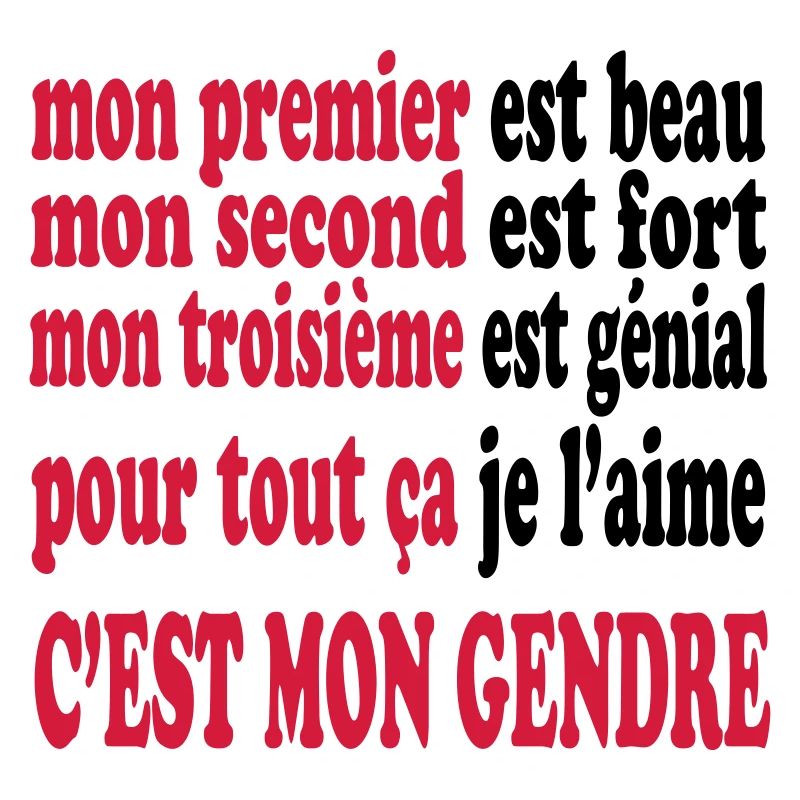 Mon gendre est beau