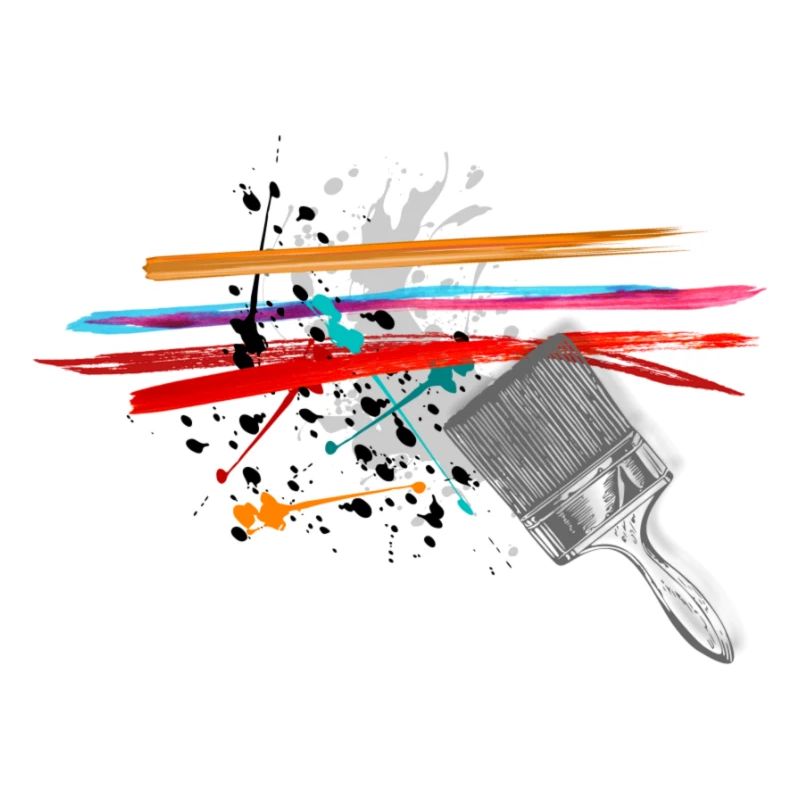 Paint Brush Painting Painter Blobs