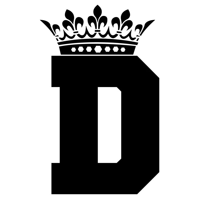 buchstabe D Krone
