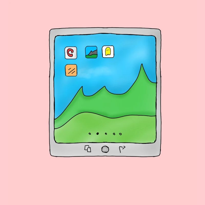 Tablette Handy Smartphone Logo Design Grafik Bild